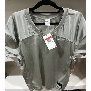 Nike Football Practice Jersey Gray Adult Size Large -‎ New